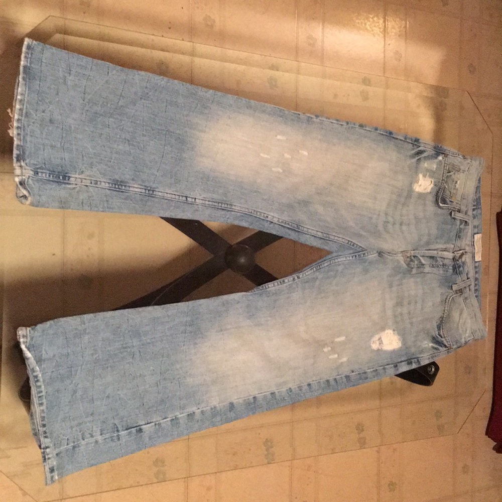 29x30 Low Rise Boot Cut Light Blue American Eagle